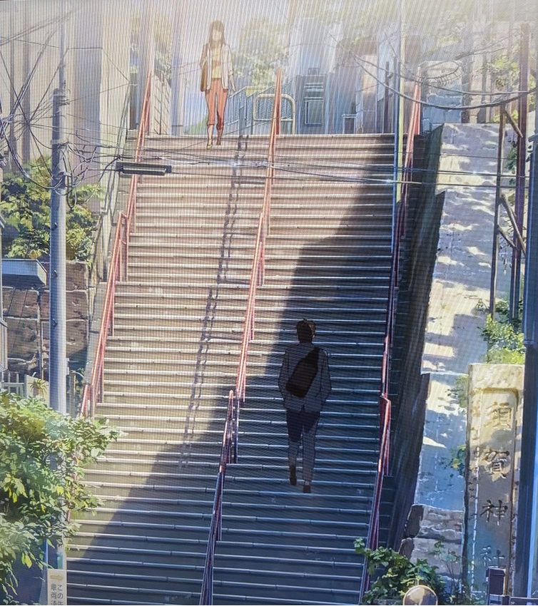 kiminonawa scene of the stairs